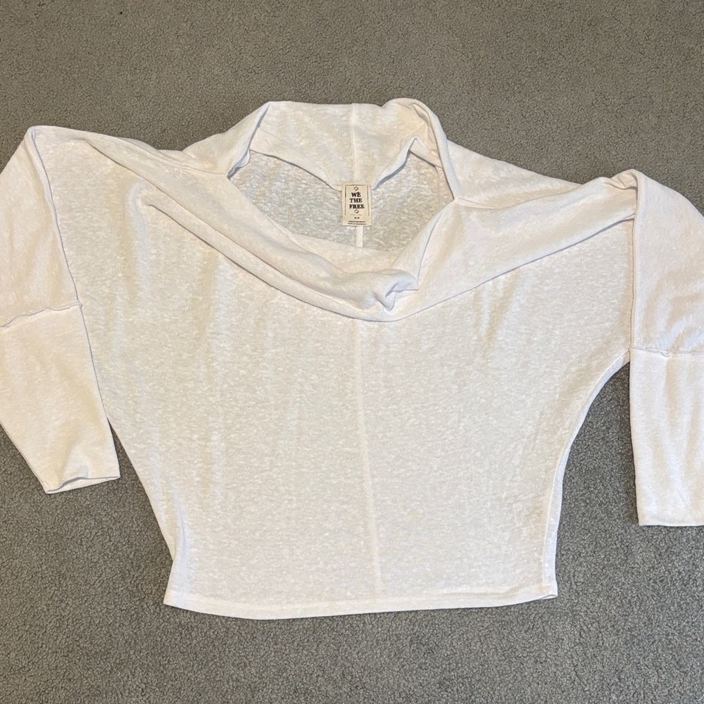 We the free drape neck, top